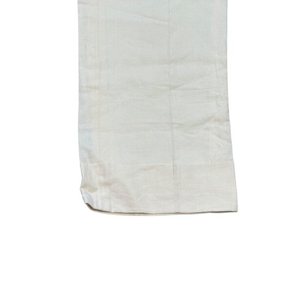 Ann Taylor Loft Womens Linen Blend Cropped Cuffed Pants Size 6 Cream New - Picture 9 of 10